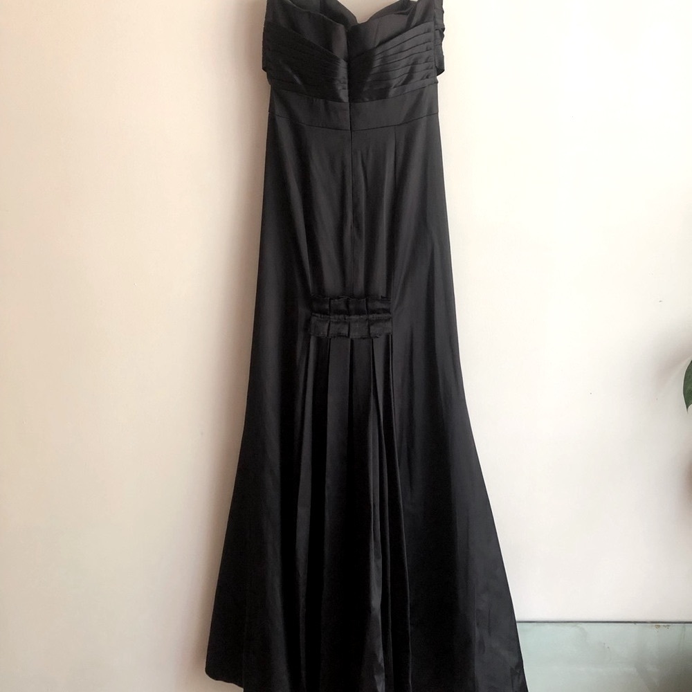 BCBGeneration Strapless Long Black Gown NWT Brand New Dress Size 2 - Picture 3 of 4